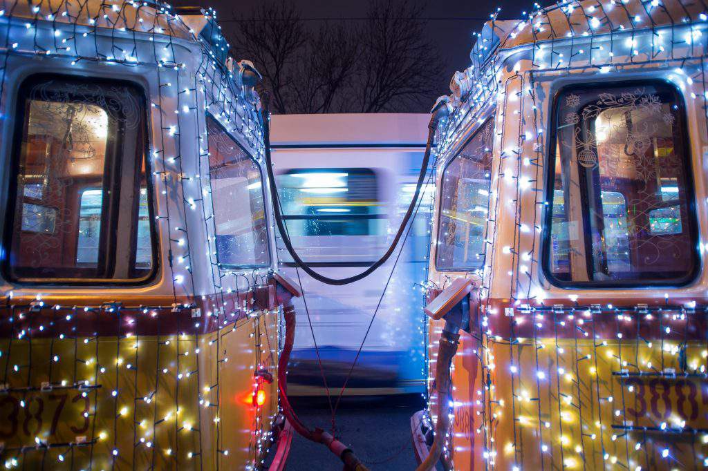 božić, lagani tramvaj, budimpešta