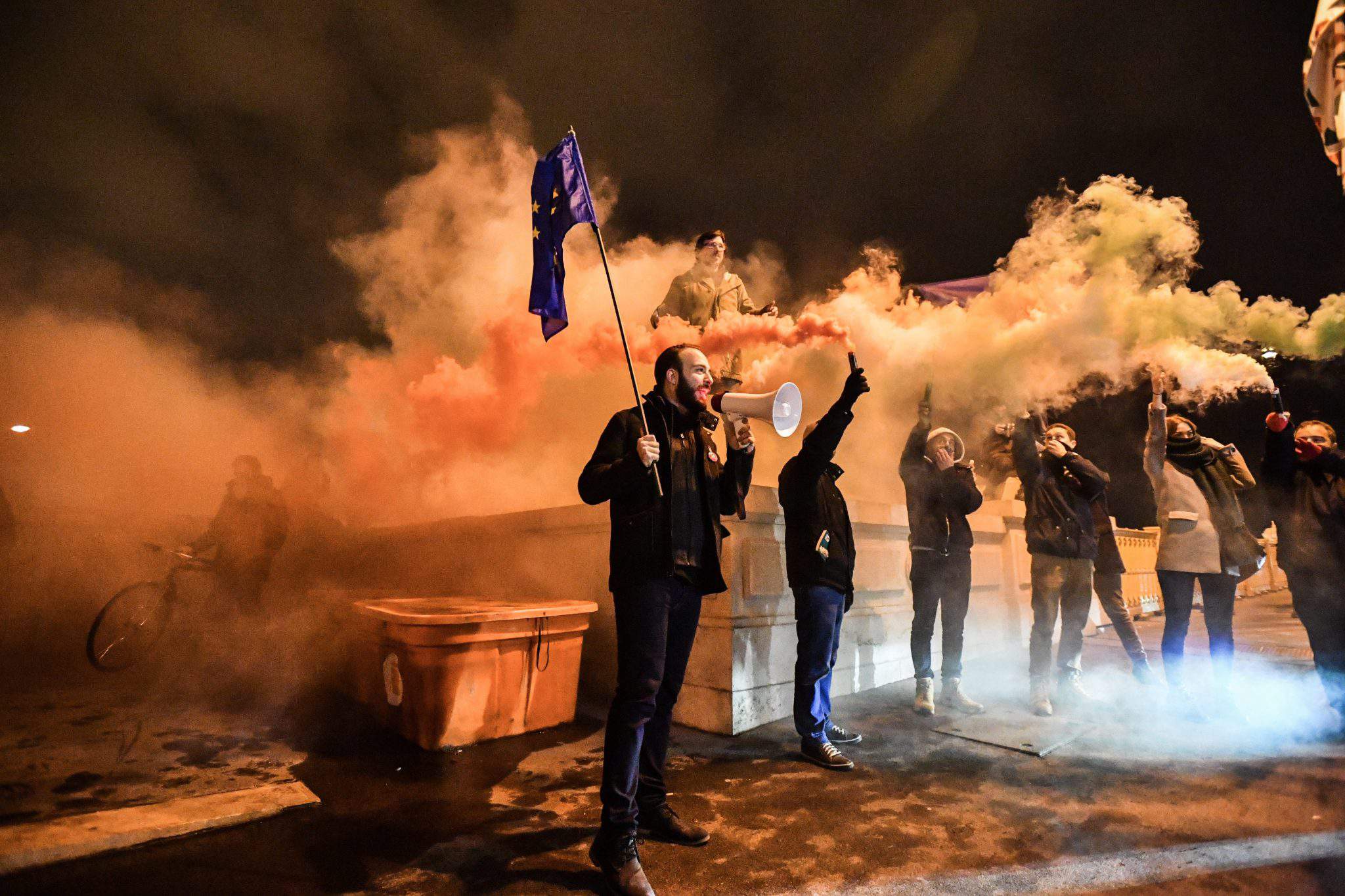 demonstration hungary budapest