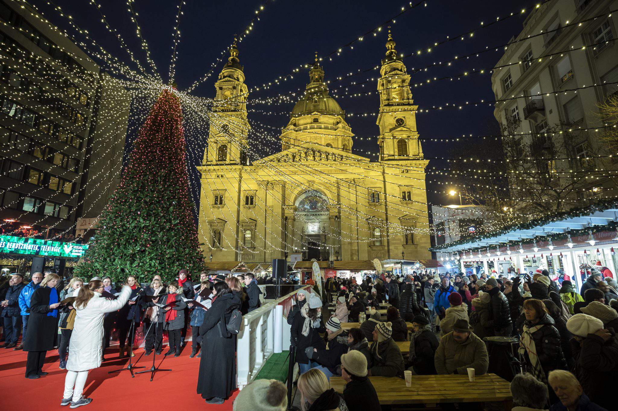 Рождественский рынок Будапешт