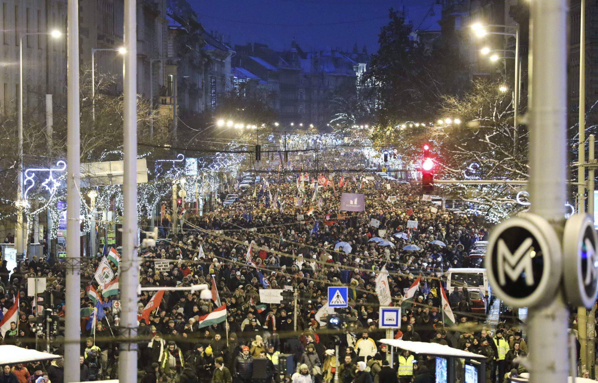 مظاهرة الأحد بودابست