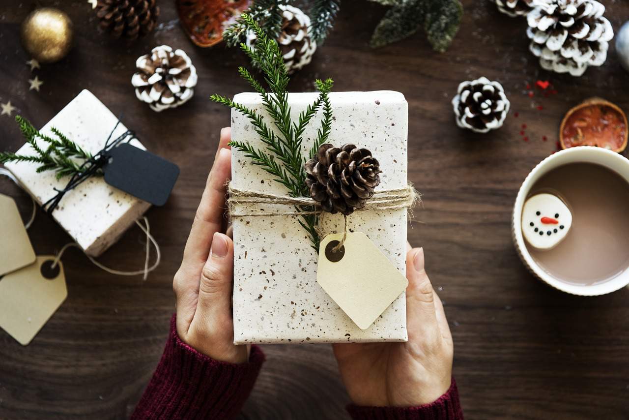 هدية ، هدية ، عيد الميلاد ، كتاب