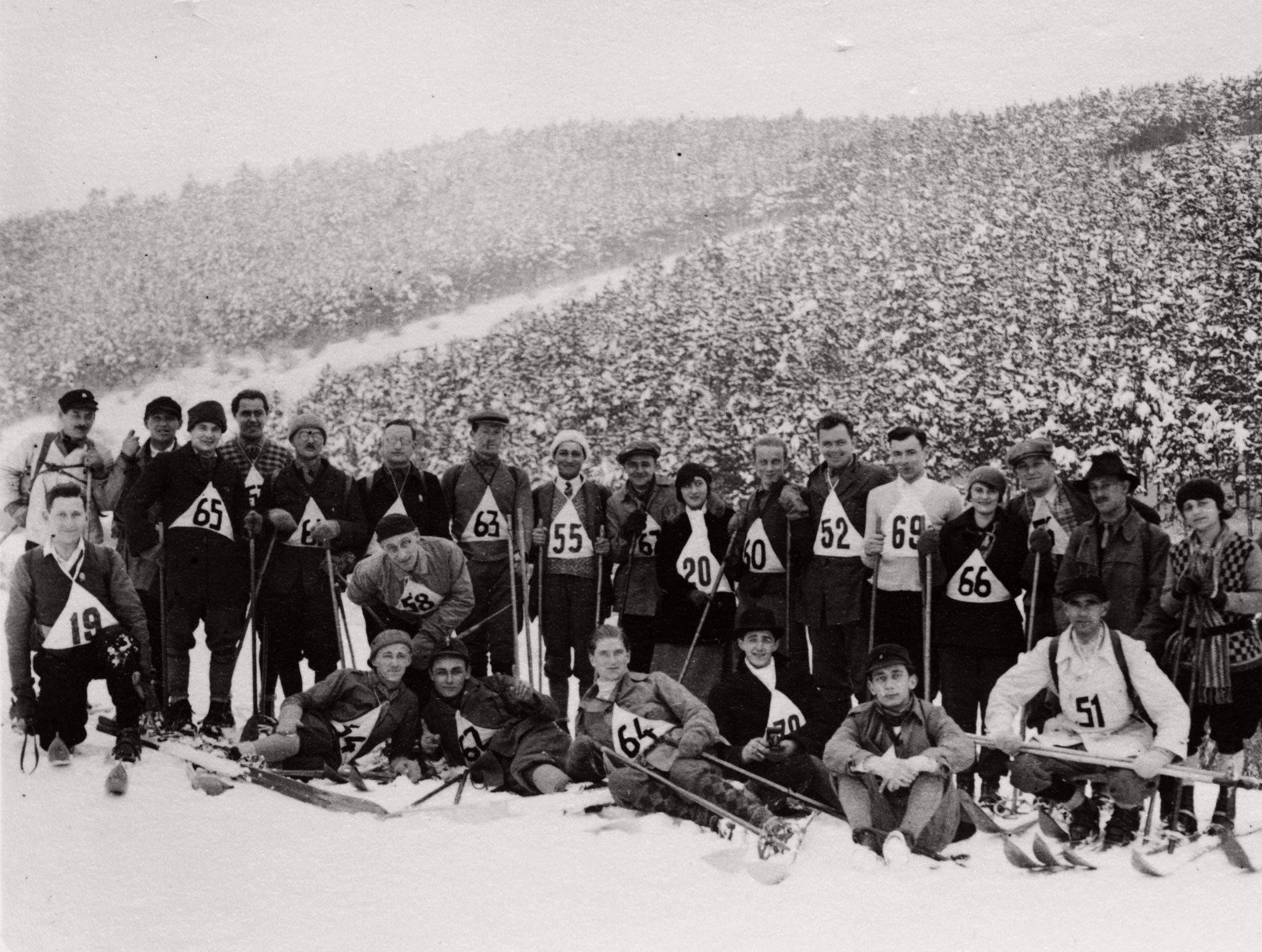 Ski Síelés Fortepan