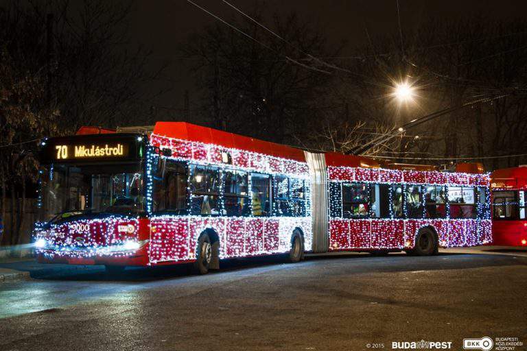 chariot père noël Budapest