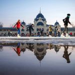 Budapest Snow Winter Városliget Pista de Hielo