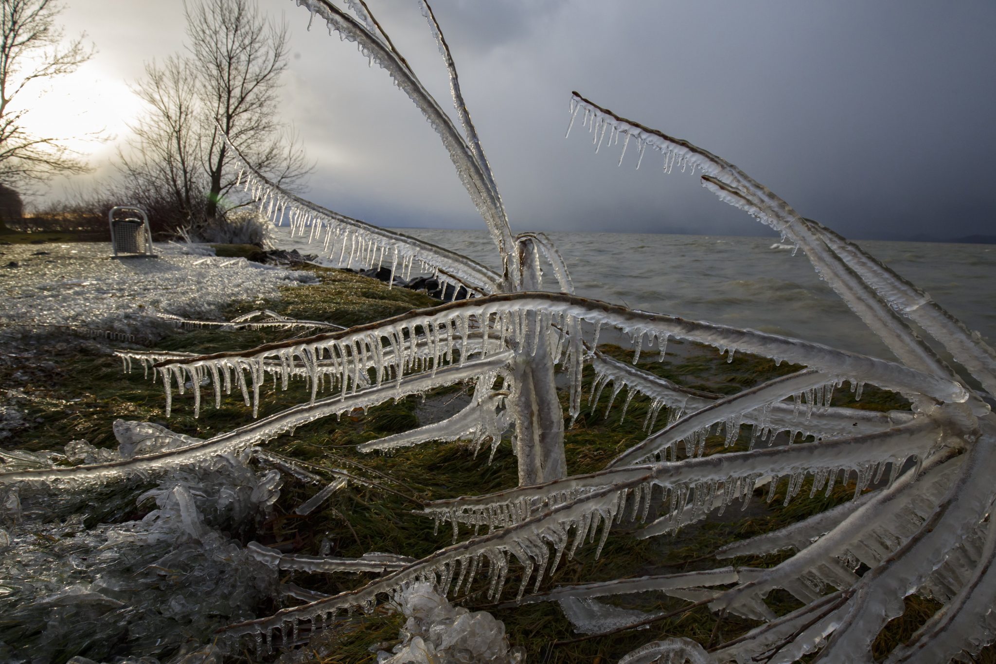 Lago Balaton invierno