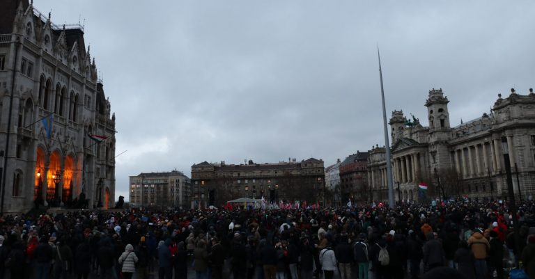 Anti-government Demonstration in Budapest