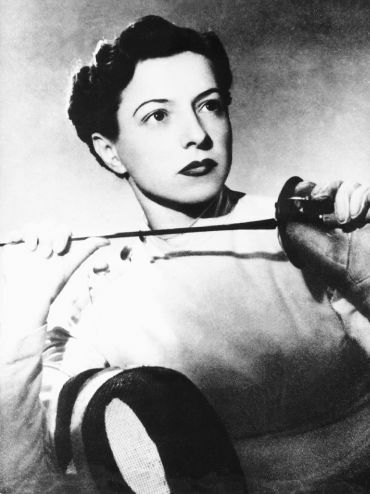 Ilona Elek, sportswoman, fencer, champion, Olympic, history