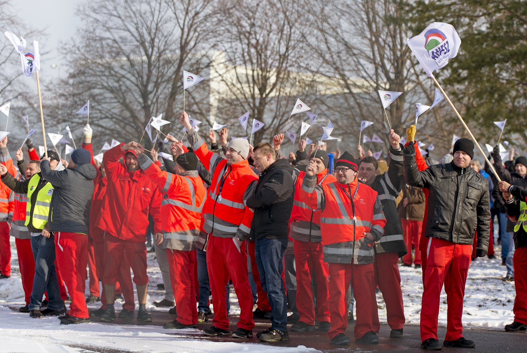 audi strike Hungary Győr