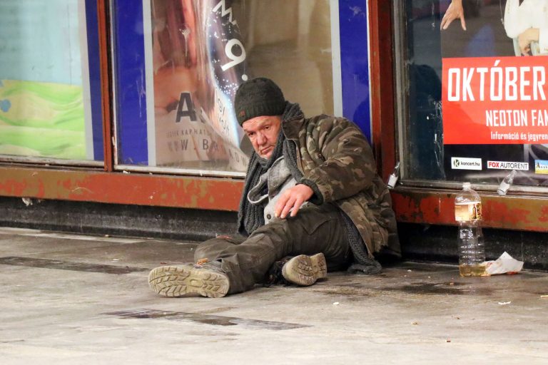 homeless budapest