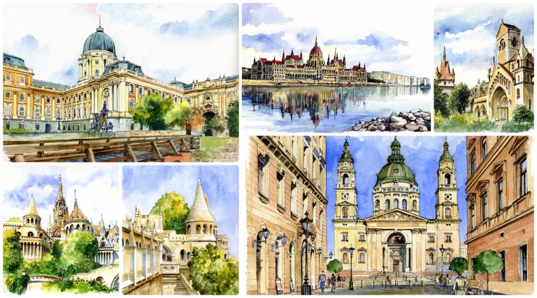 watercolour painting