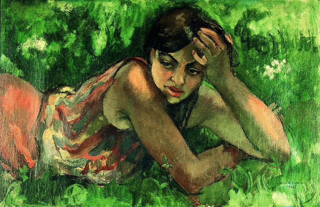 Amrita Sher-Gil, painting, portrait, Hungary, art, India