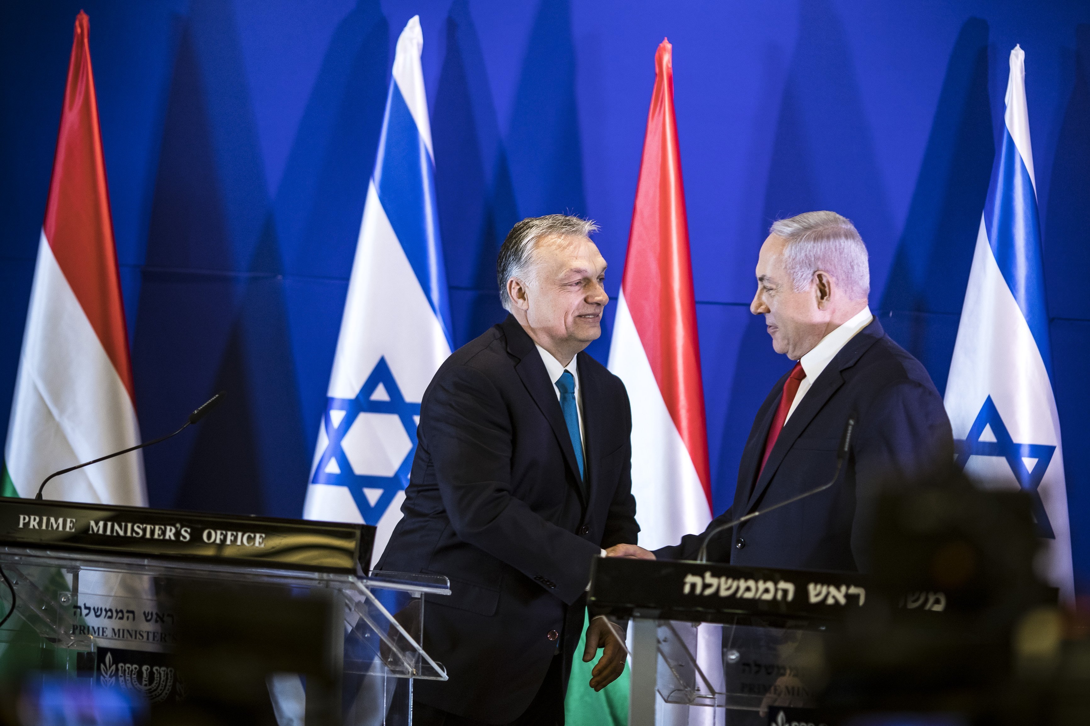 Natenyahu Orbán Izrael Maďarsko