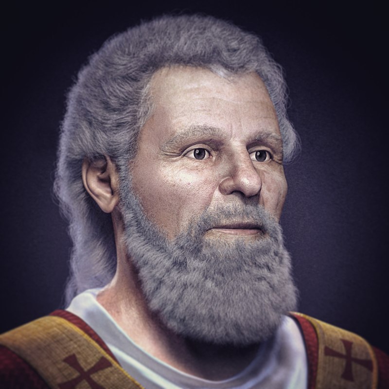 Saint Valentine, face, reconstruction, history