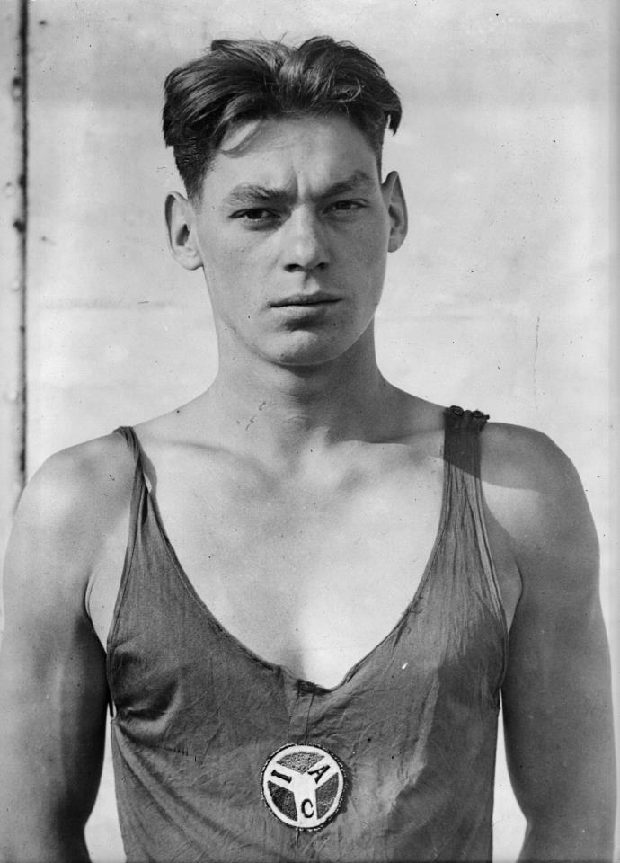 Weissmuller, swimming, portrait, Olympics