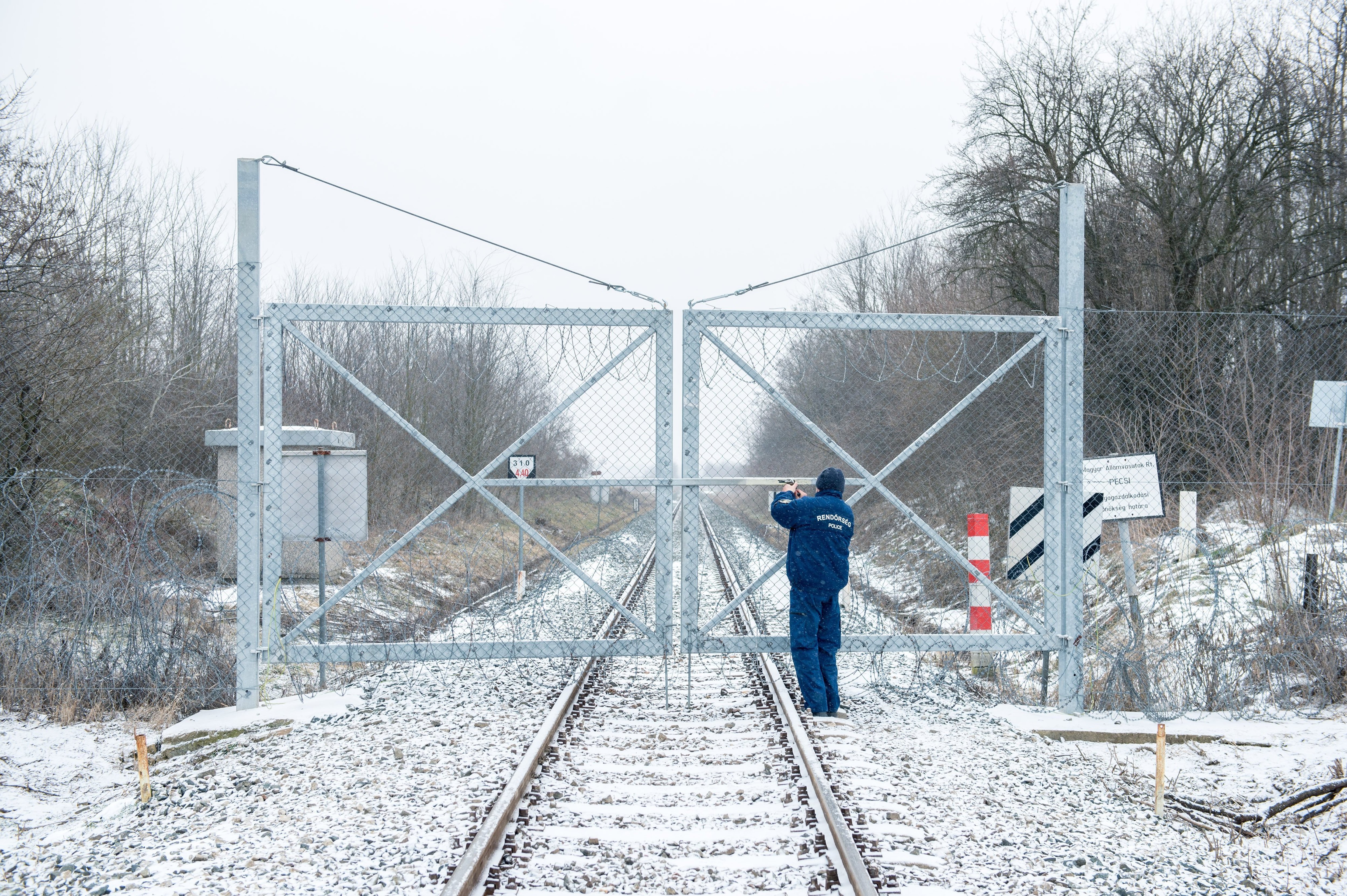 plot na hranici Maďarska