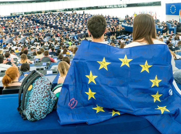 european union flag orbán