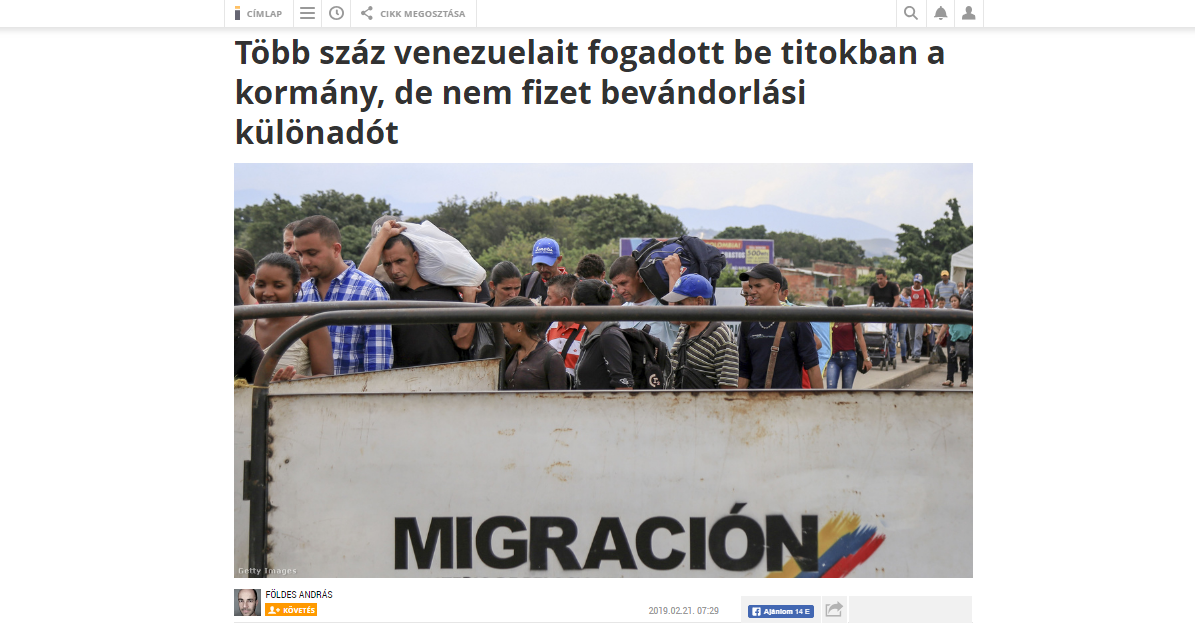 #Venezuela #Hungary #migrants