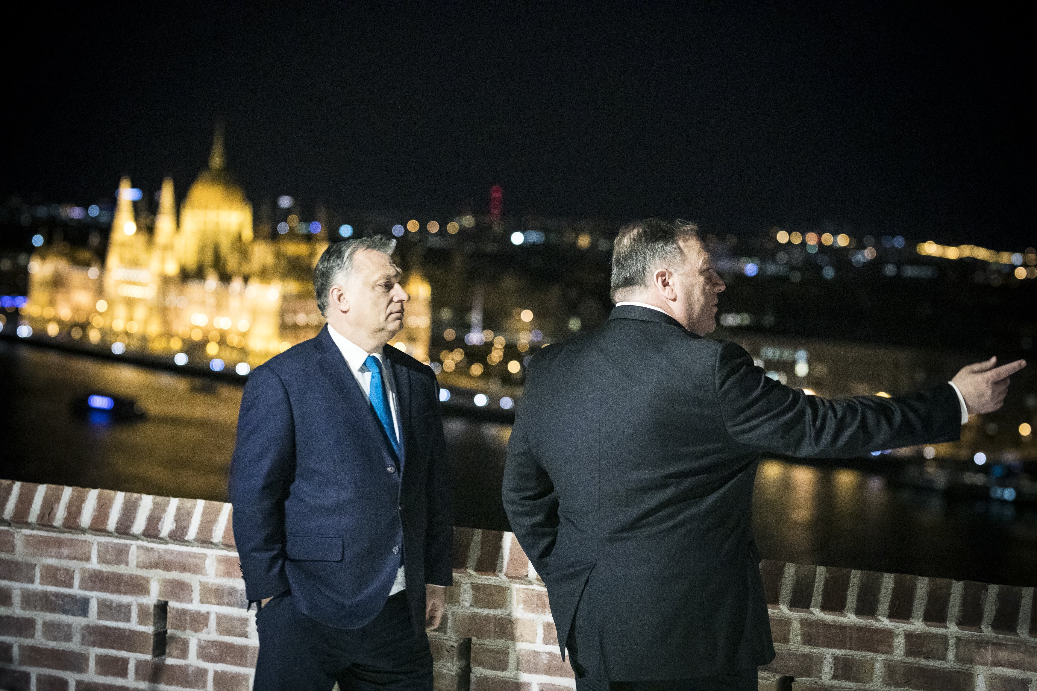 Orbán Pompeo USA