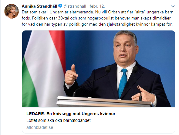 strandhall orbán criticism