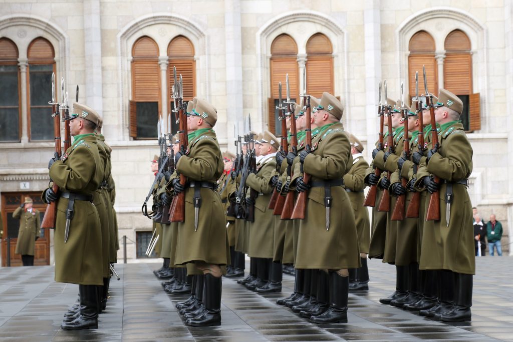 March 15 Hungary National flag hoisted 3