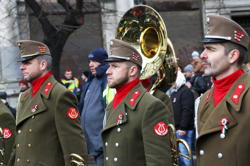 March 15 Hungary National flag hoisted