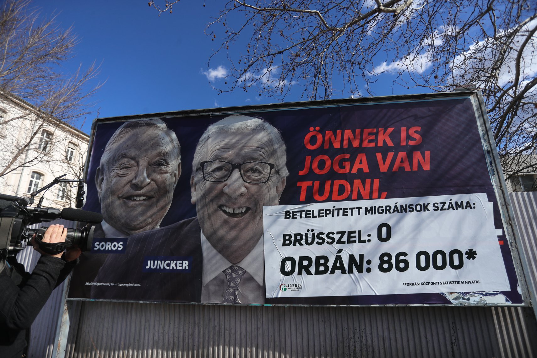 jobbik soros juncker billboard