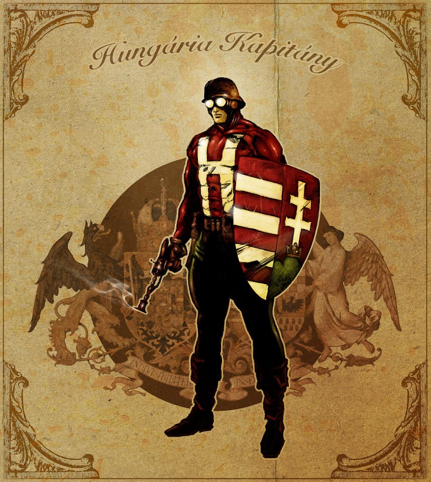 Captain Hungaria, superhero, Hungary