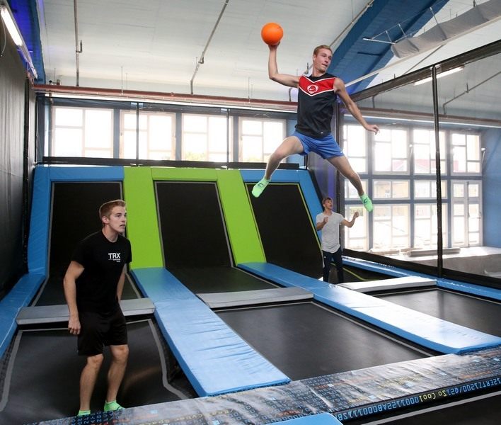 Dodgeball Cyberjump trampoline park