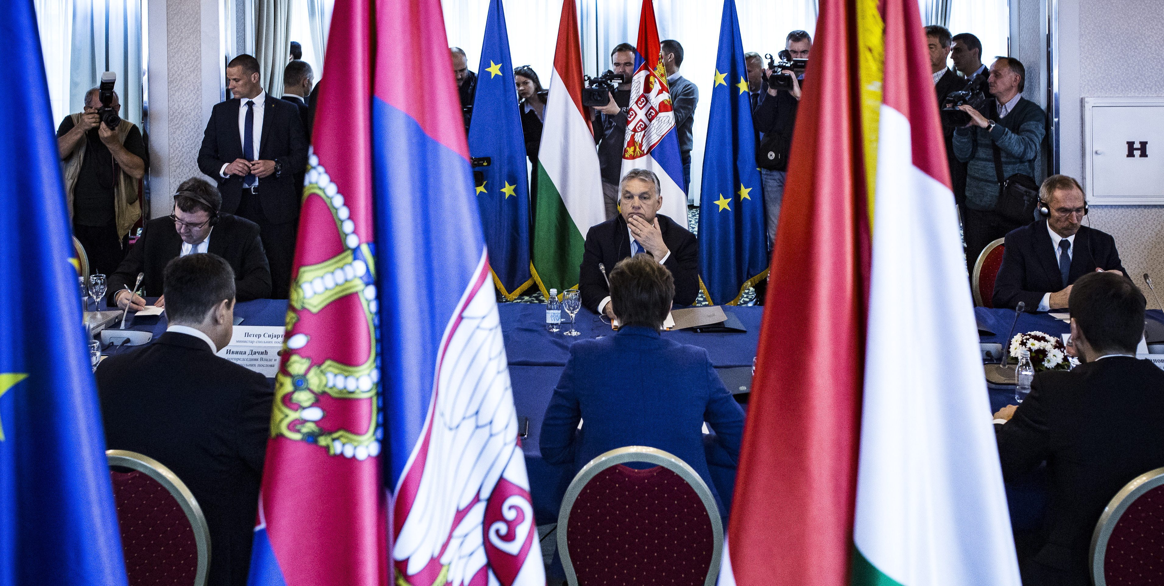セルビアで開催されたセルビア政府とハンガリー政府の合同セッション