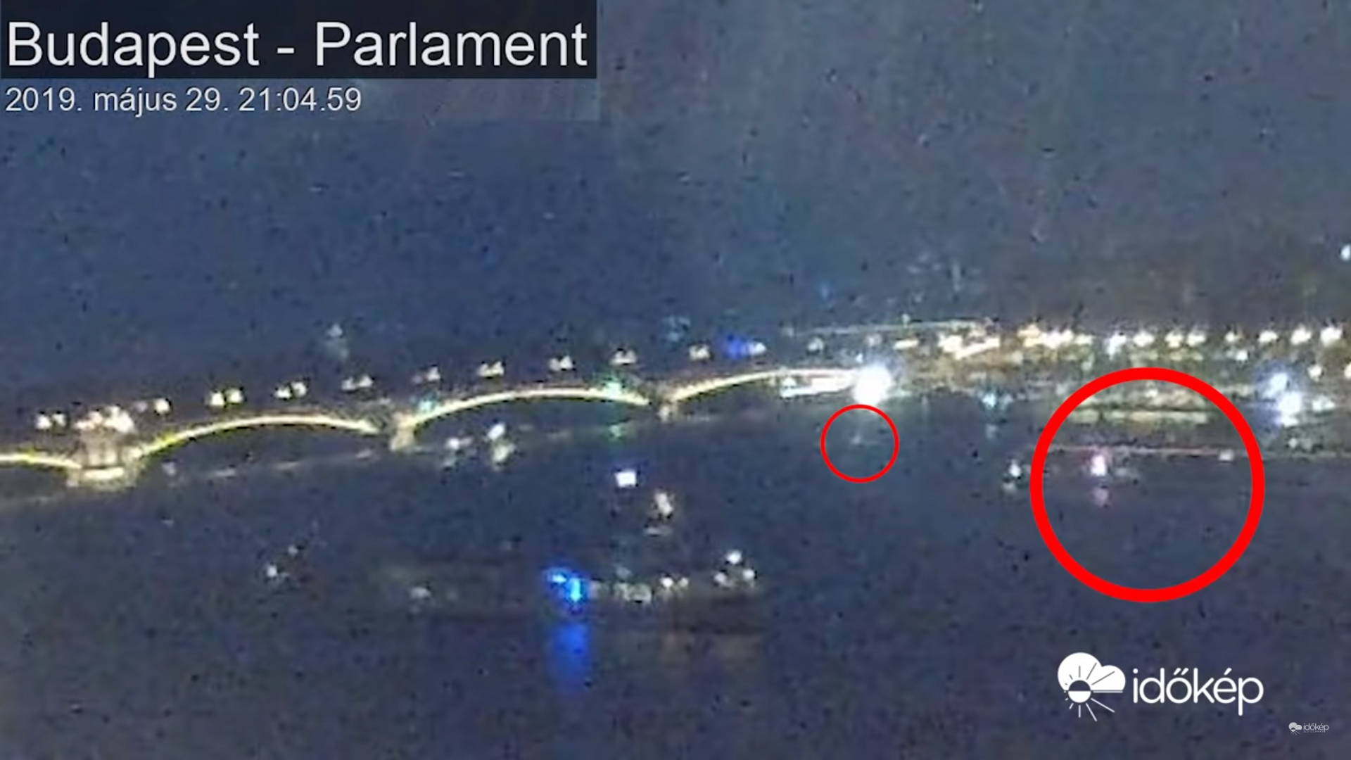 Incidente di collisione della nave del Danubio a budapest in Ungheria