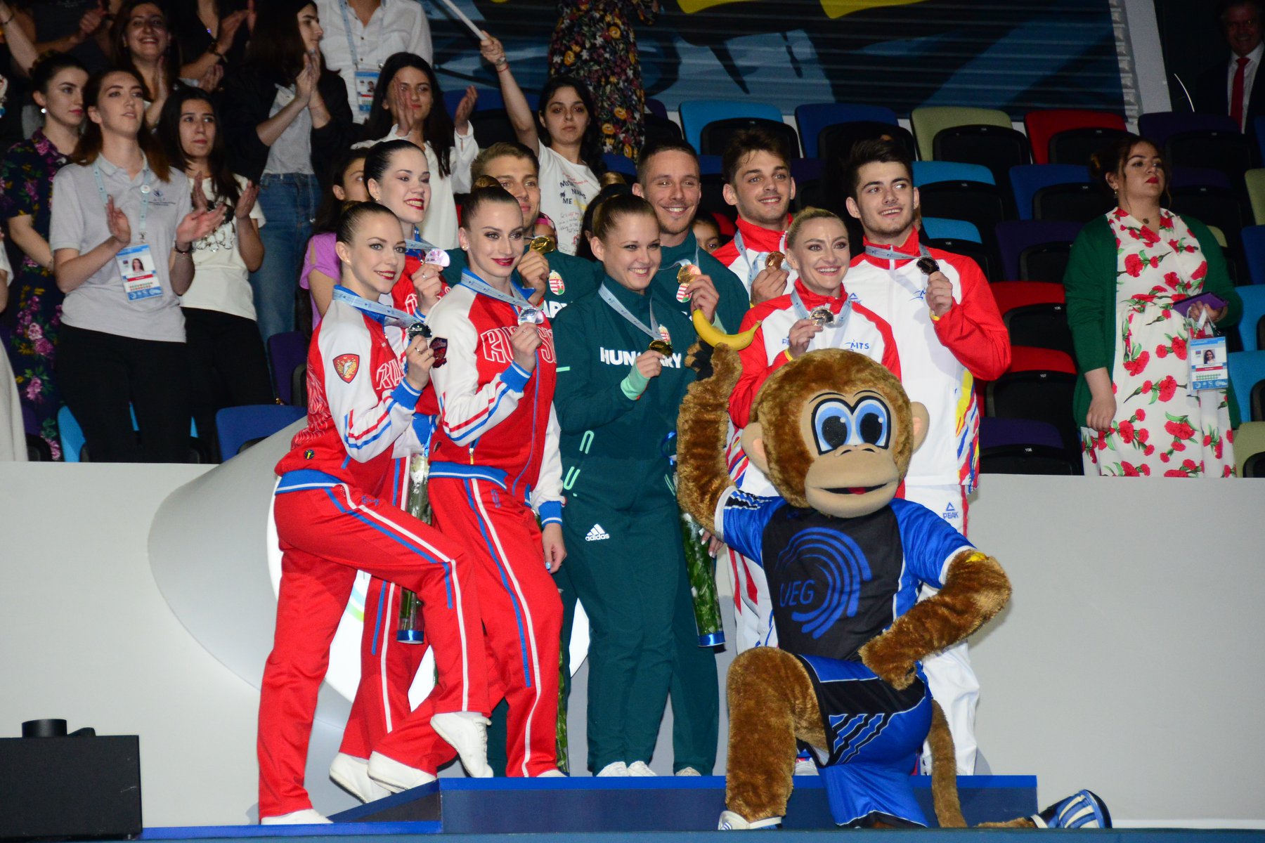 Чемпионат Европы по аэробной гимнастике, Венгрия, Баку.