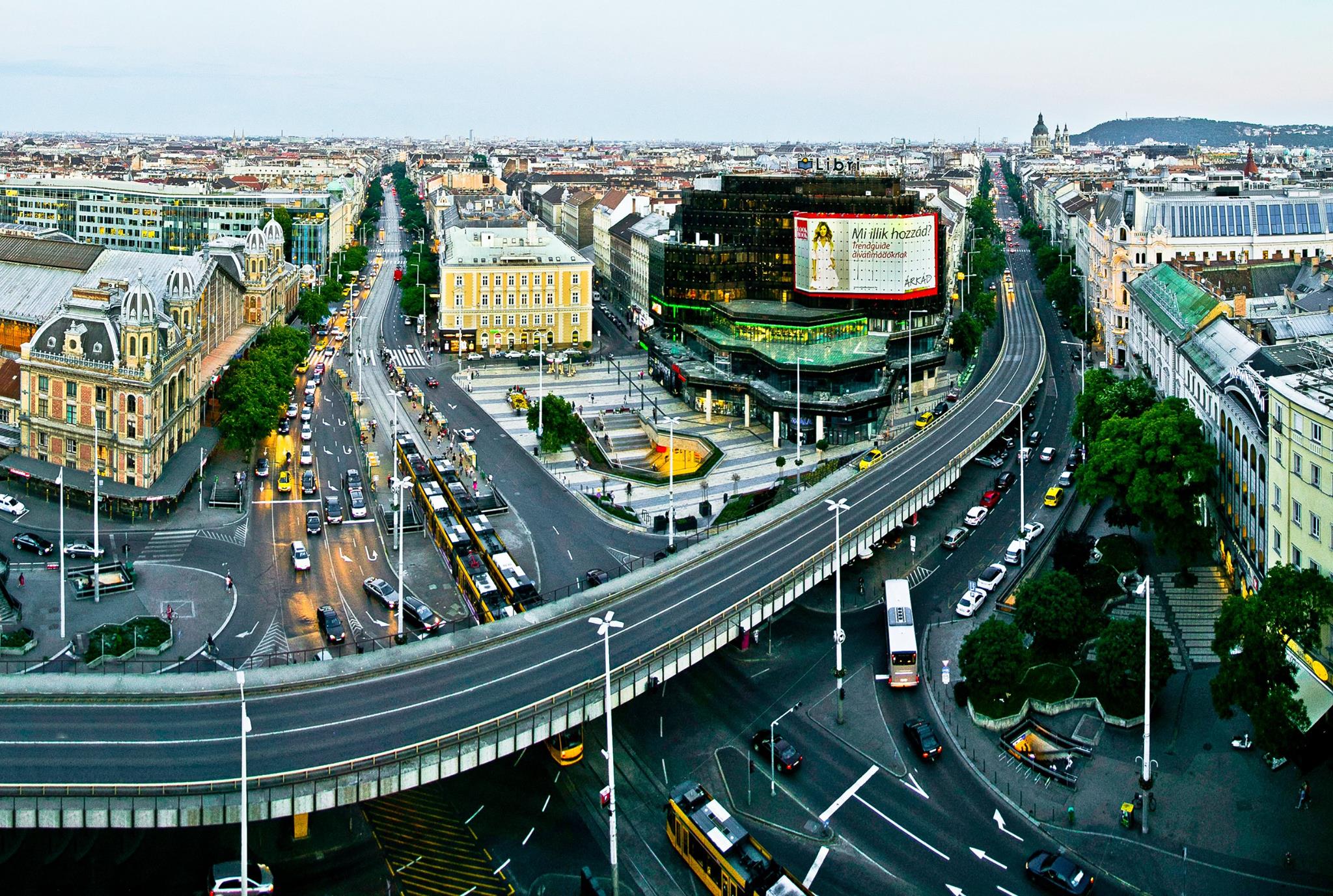 Nyugati Overpass, Budapest, Hungary