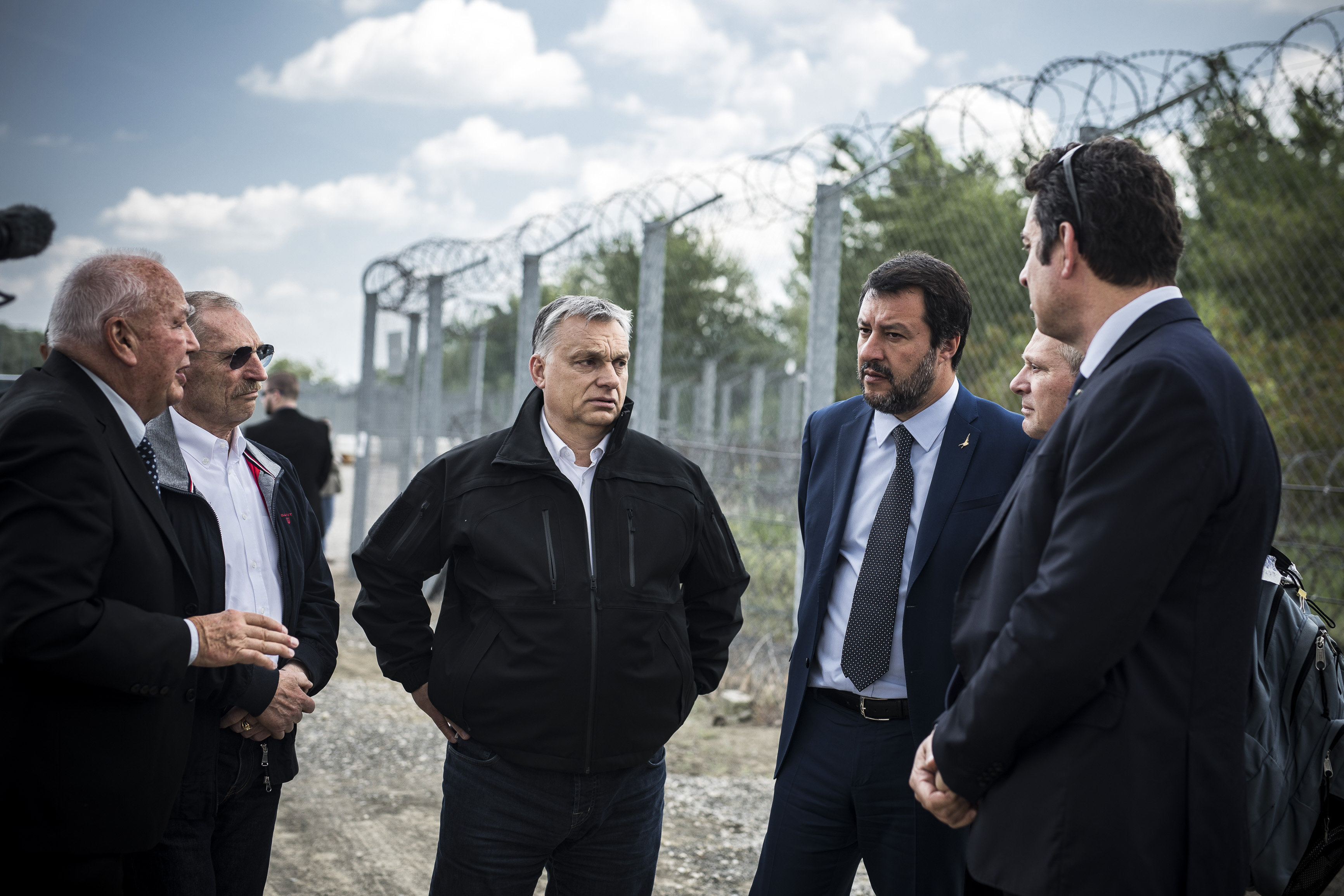 сальвини пограничный забор венгрия орбан