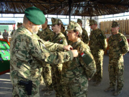 Hungarian female officer, army