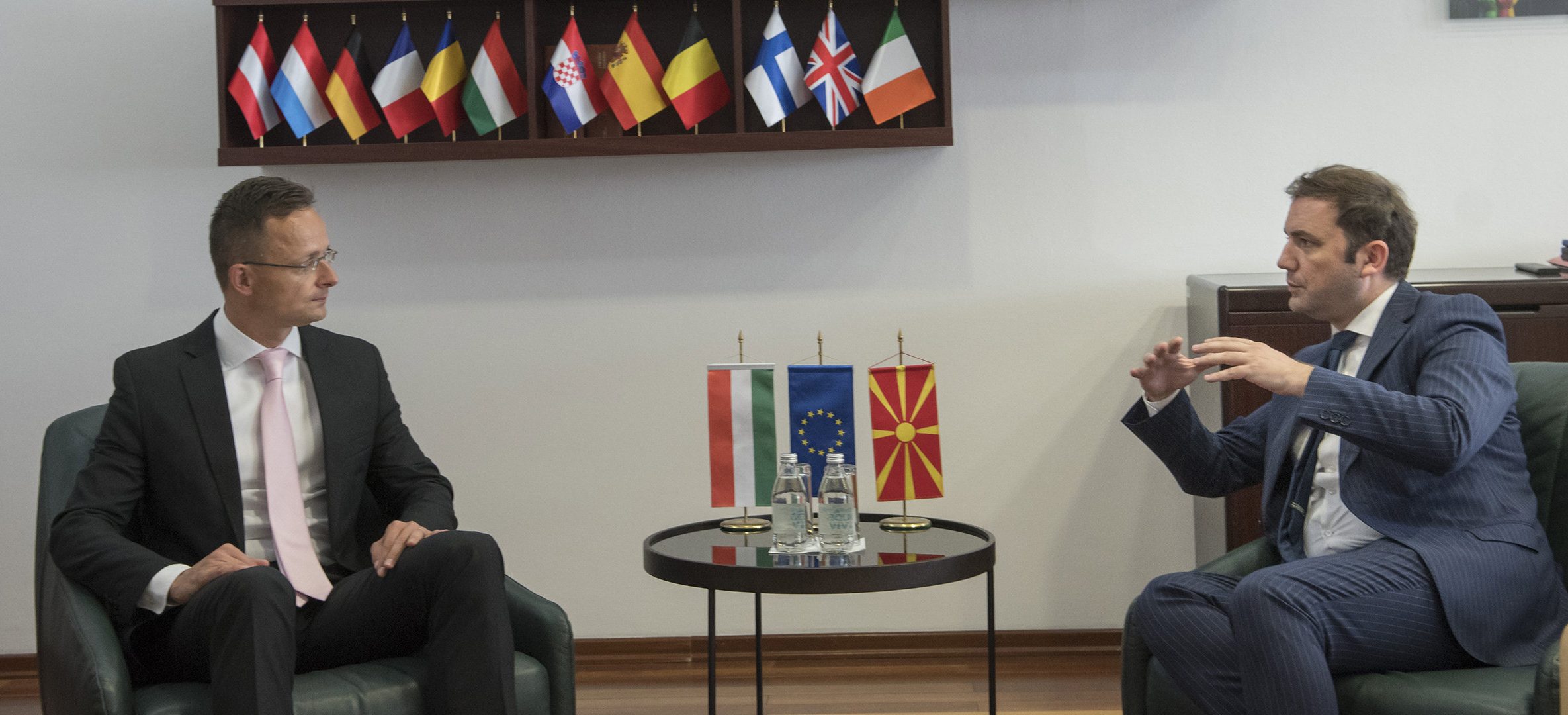 وزراء خارجية المجر في مقدونيا