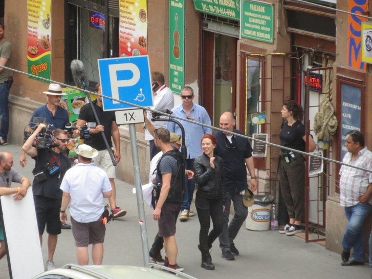 Scarlett Johansson in Budapest - Marvel