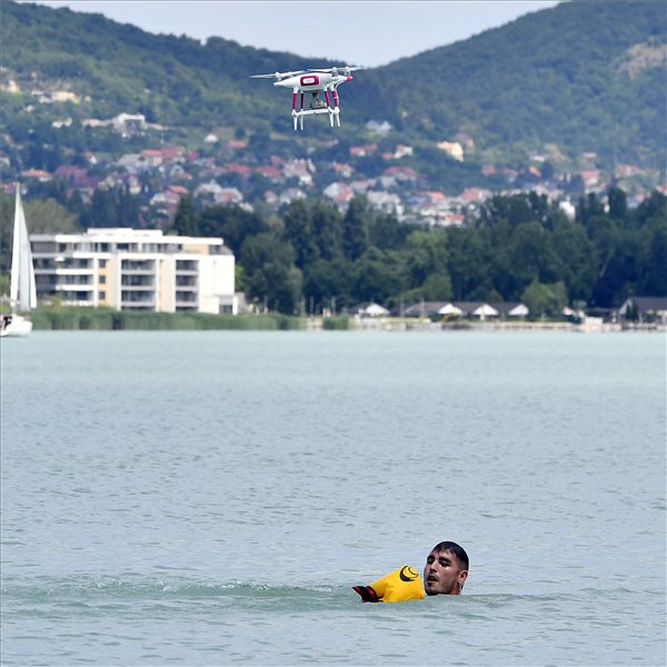 Hungary Balaton safety drone