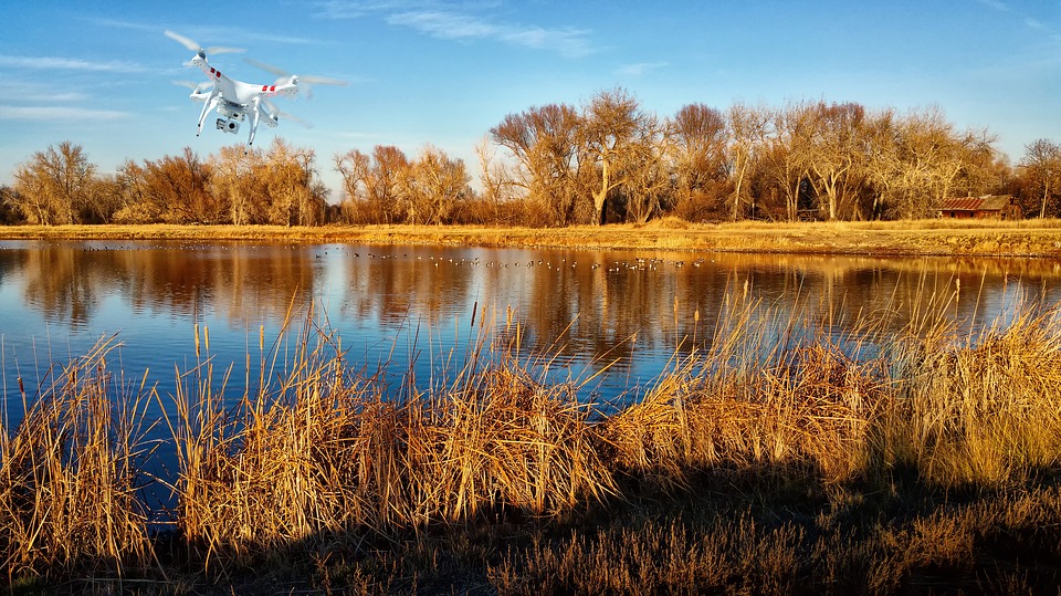 dron seguridad del lago Balaton