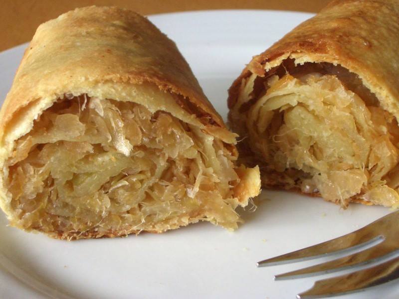 cabbage strudel, recipe, ingredient