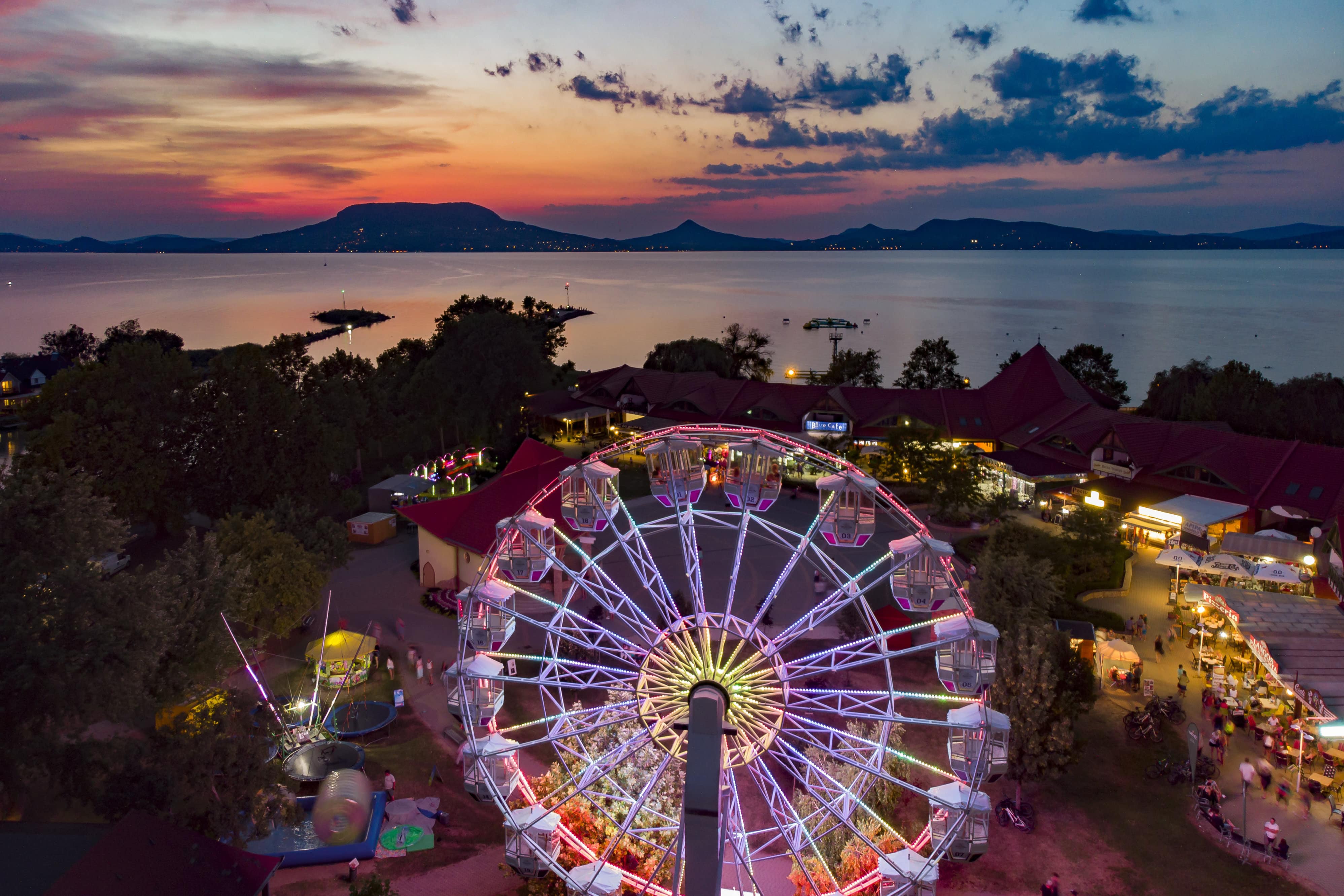 Ferris wheel at the Lake Balaton