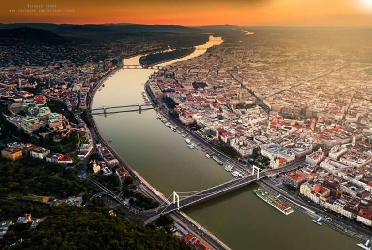 budapest from above