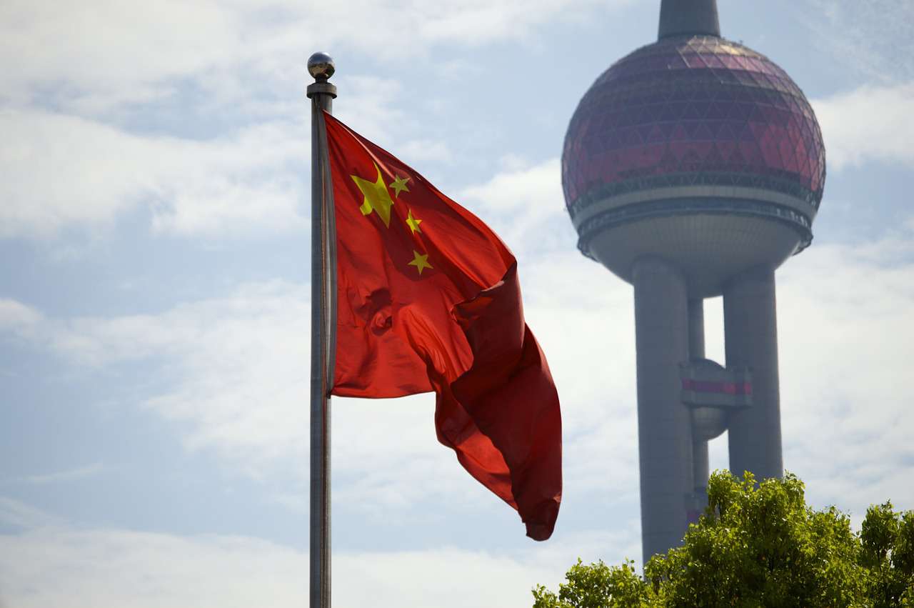 China-Flagge chinesisch