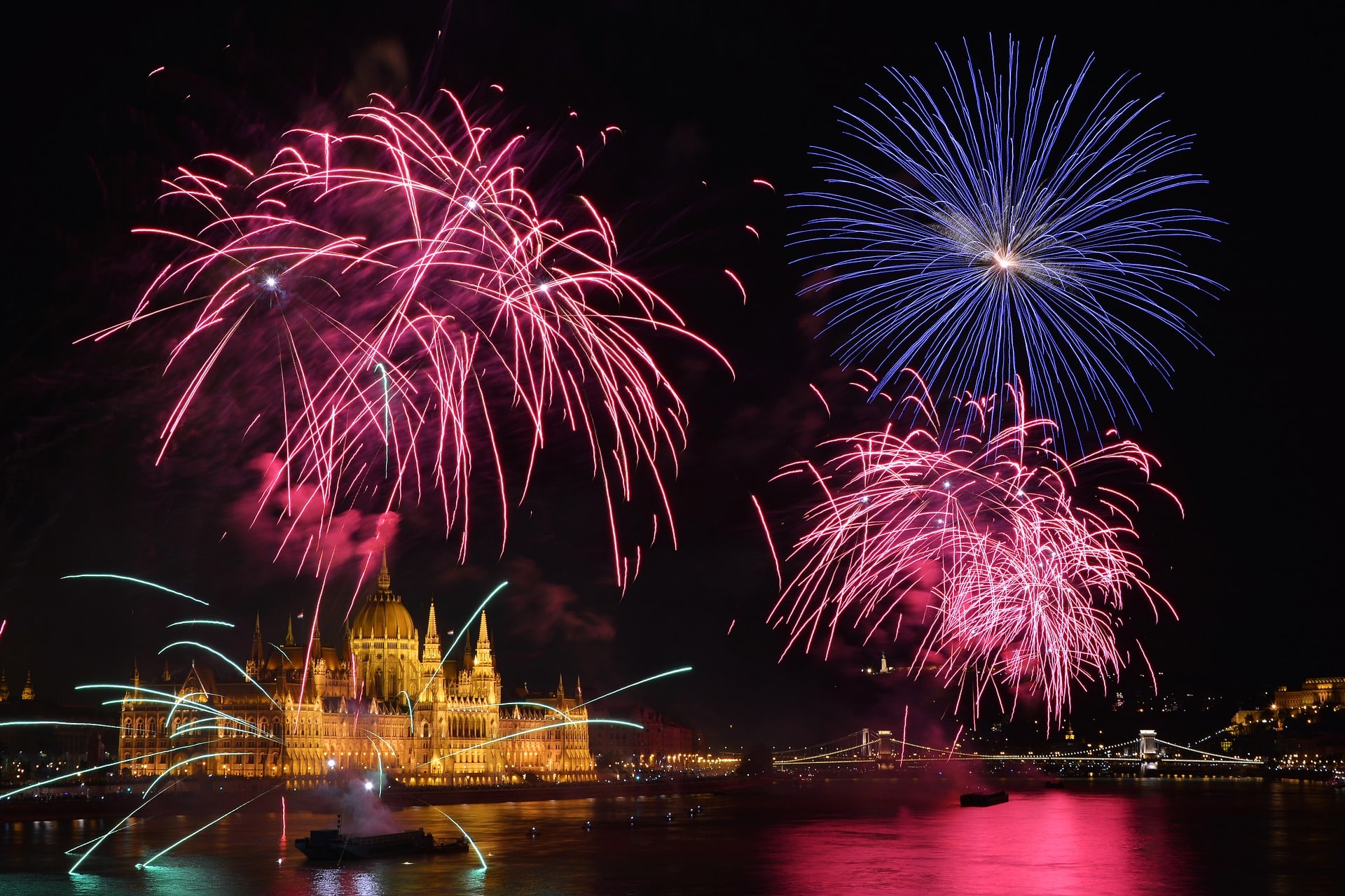 Fuochi d'artificio Budapest