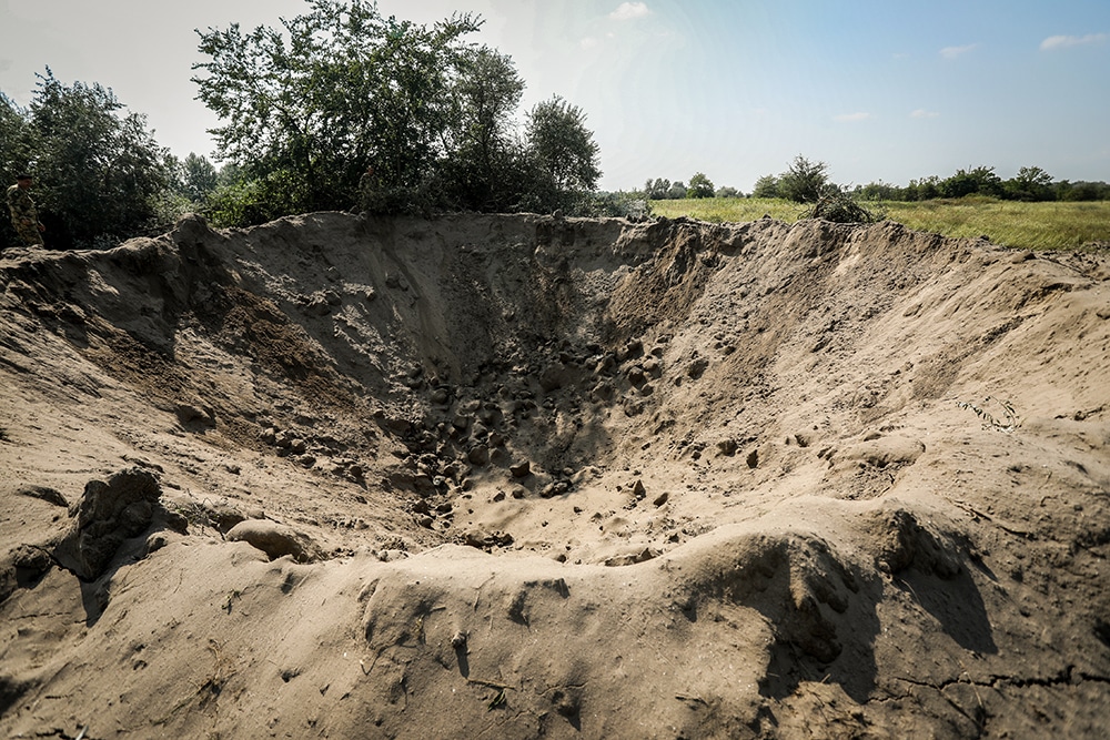 Hungary WWII bomb explode