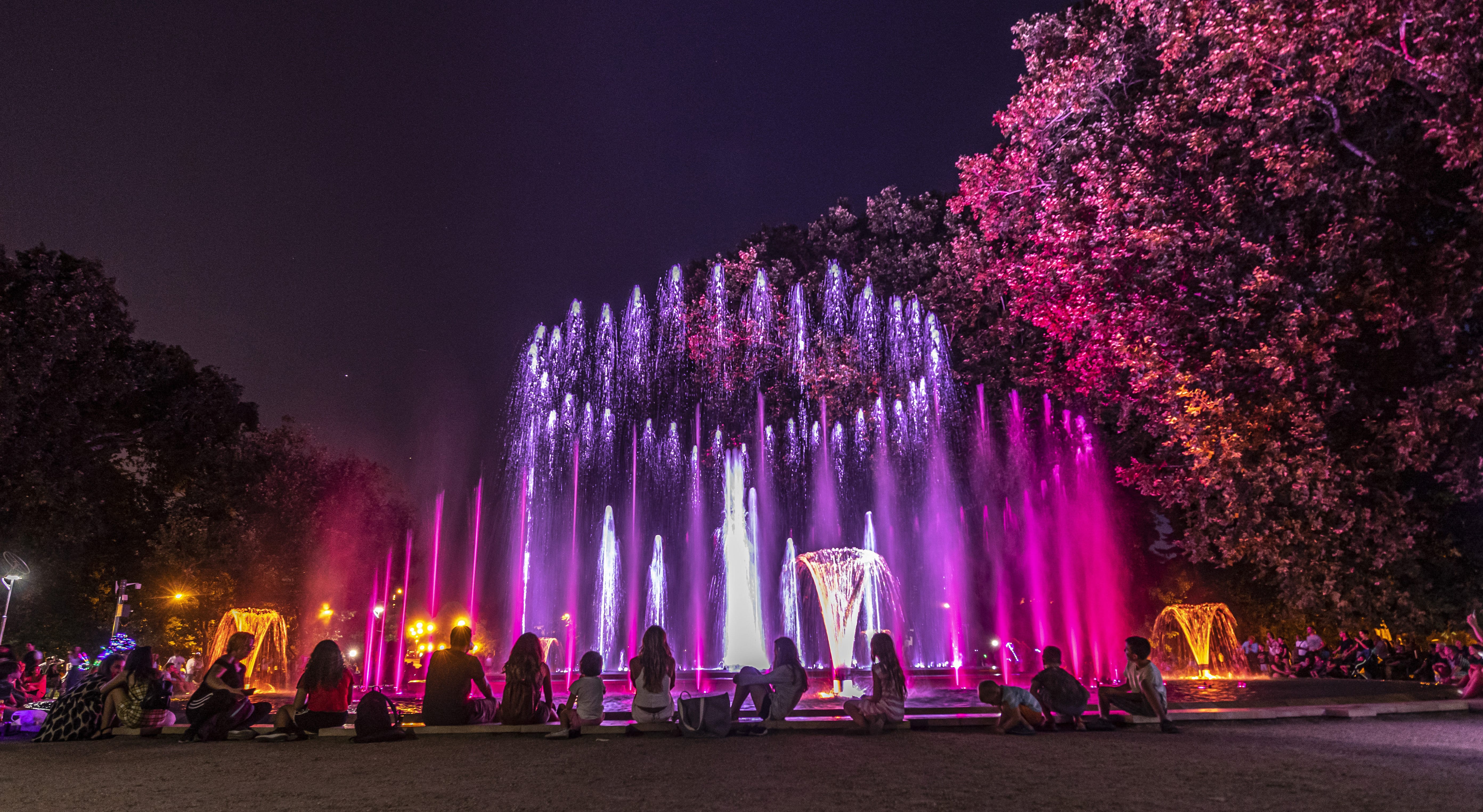 Венгрия Будапешт музыкальный фонтан