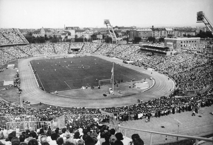 Népstadion - fekete-fehér