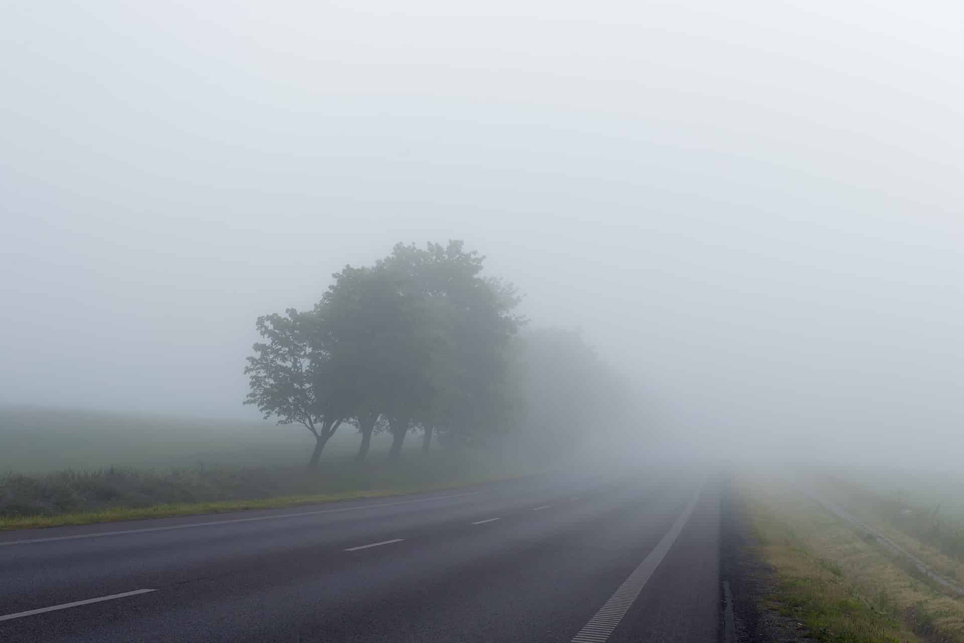 дорога туман туман