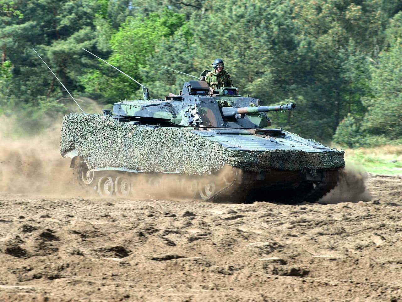 tanque, militar, Hungría