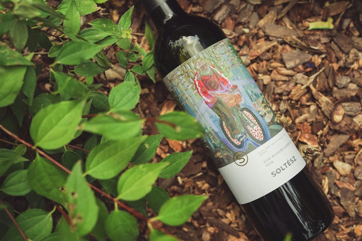 New Soltész wine labels adorned by contemporary paintings in the Eger winery