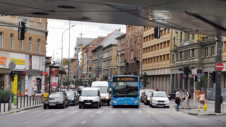 traffic Budapest Hungary transport